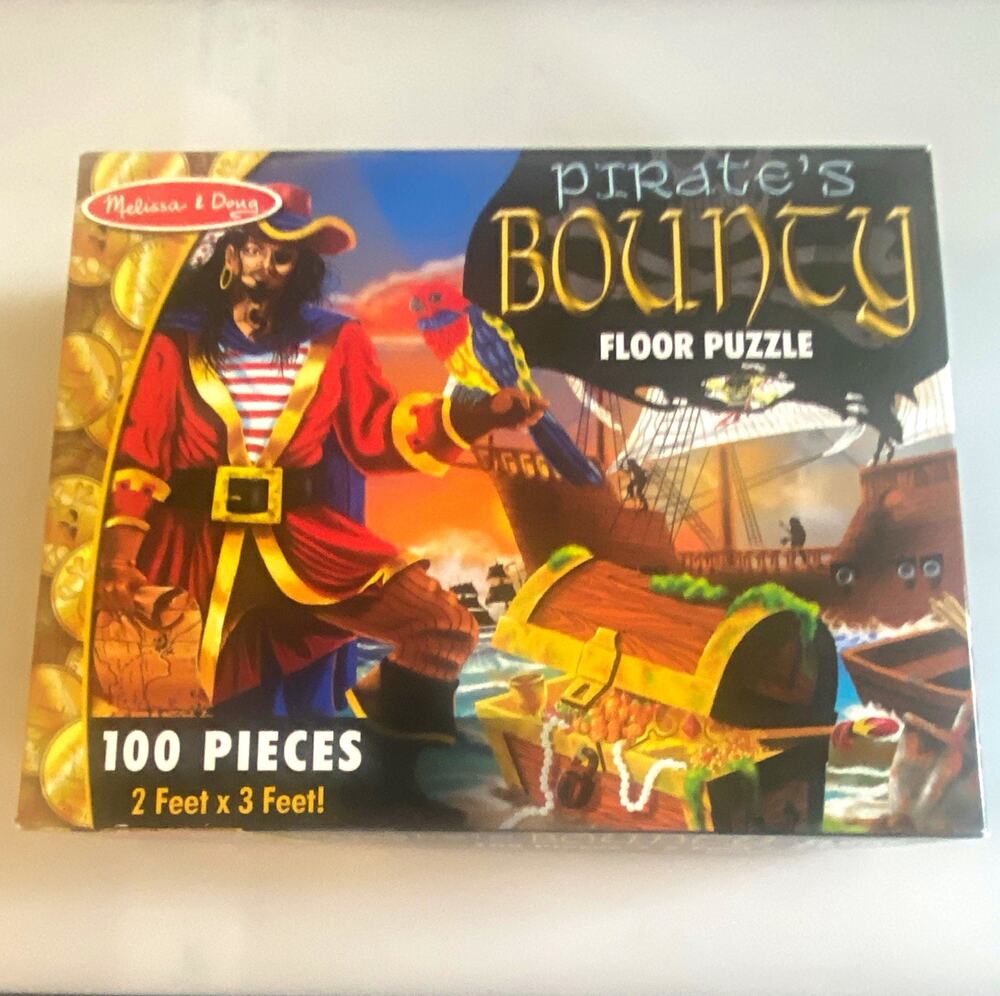 Melissa & Doug Pirate's Bounty 100-Piece Floor Puzzle 2 ft x 3 ft